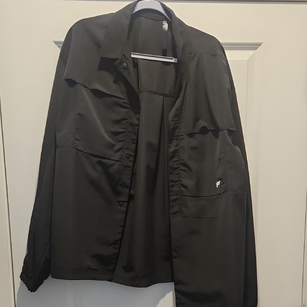 Fabletics Black Jacket With Logo - image 1